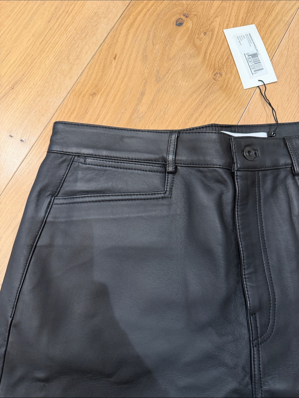 Proenza Schouler White Label - Black Leather Pants - Picture 3 of 11